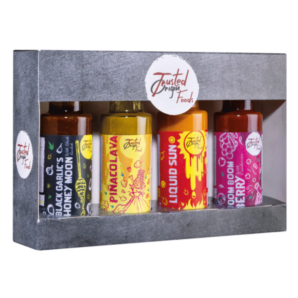 trusted origin foods chili saucen set